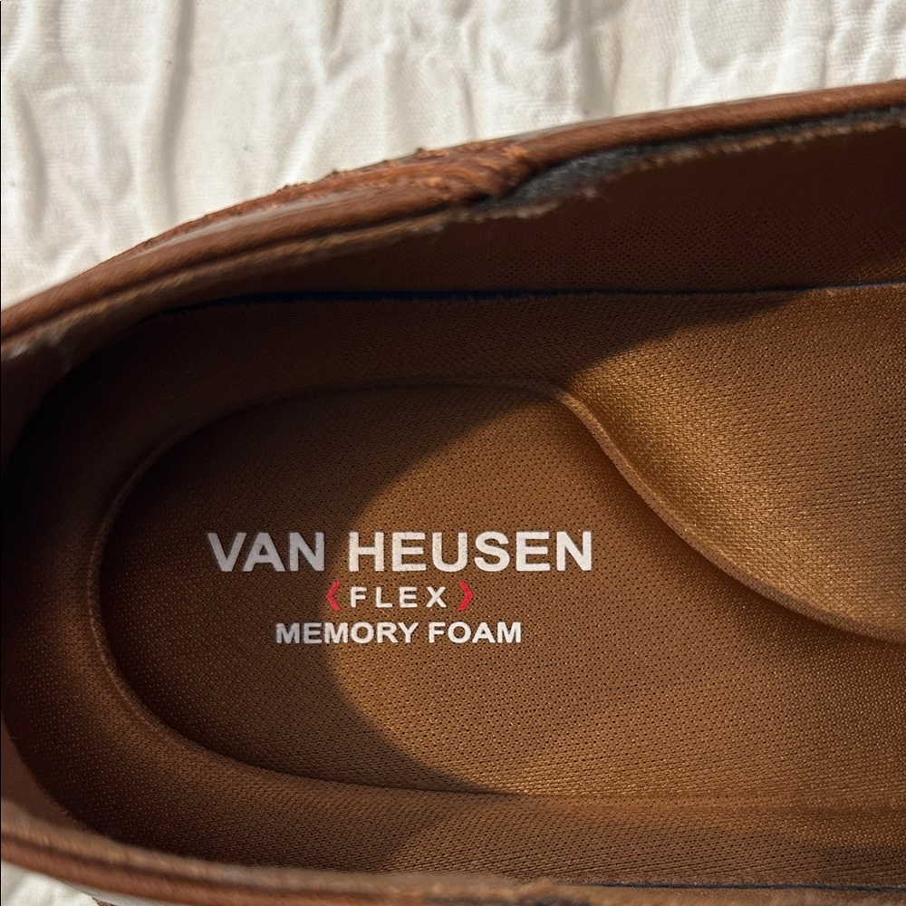Van Heusen Flex Memory Foam Dark Brown Loafers - image 2